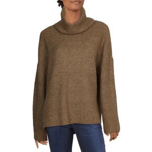 Vero Moda Ribbed Knit Heathered Turtleneck Pullover Sweater NWT - Size L